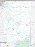 Preston, Wv Carrier Route Wall Map