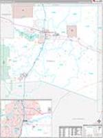 Pueblo, Co Carrier Route Wall Map