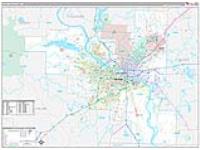 Pulaski, Ar Carrier Route Wall Map