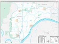 Pulaski, Il Wall Map Zip Code