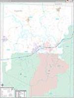 Pulaski, Mo Carrier Route Wall Map