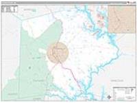 Putnam, Ga Carrier Route Wall Map