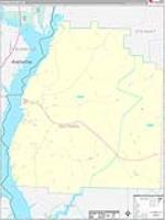 Quitman, Ga Carrier Route Wall Map