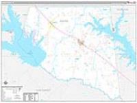Rains, Tx Carrier Route Wall Map