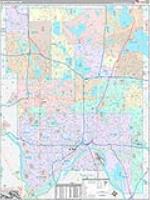 Ramsey, Mn Wall Map Zip Code