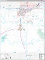 Randall, Tx Carrier Route Wall Map