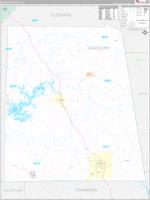 Randolph County, AL Zip Code Wall Map Basic Style by MarketMAPS - MapSales