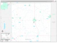 Randolph County, IN Zip Code Wall Map Basic Style by MarketMAPS - MapSales