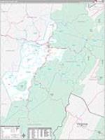 Randolph, Wv Carrier Route Wall Map