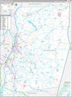 Rensselaer, Ny Carrier Route Wall Map