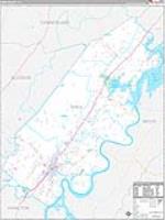 Rhea, Tn Carrier Route Wall Map
