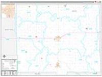 Rice, Ks Carrier Route Wall Map