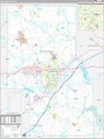 Richland, Oh Carrier Route Wall Map
