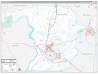 Richmond, Nc Carrier Route Wall Map