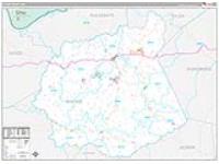 Ritchie, Wv Carrier Route Wall Map