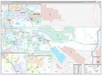 Riverside, Ca Carrier Route Wall Map