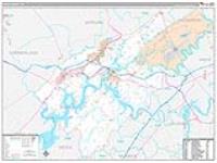 Roane, Tn Carrier Route Wall Map