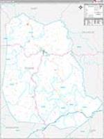 Roane, Wv Carrier Route Wall Map