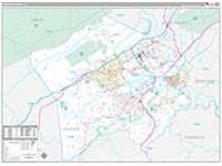 Roanoke, Va Carrier Route Wall Map