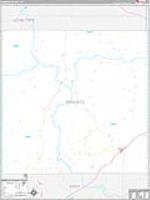 Roberts, Tx Carrier Route Wall Map