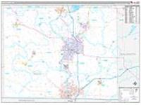 Rock, Wi Carrier Route Wall Map