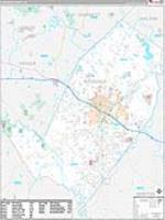 Rockdale, Ga Carrier Route Wall Map