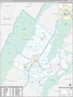 Rockingham, Va Carrier Route Wall Map