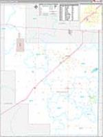 Roosevelt, Nm Carrier Route Wall Map