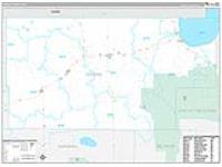 Roseau, Mn Wall Map Zip Code