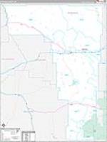 Rosebud, Mt Carrier Route Wall Map