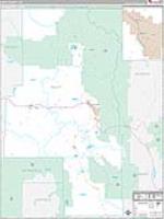 Routt, Co Carrier Route Wall Map
