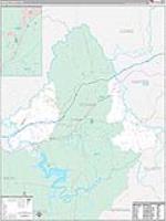 Rowan, Ky Wall Map Zip Code
