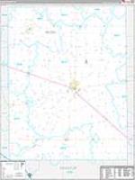 Rush, In Carrier Route Wall Map