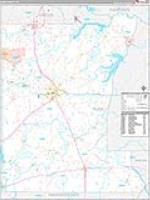 Rusk, Tx Carrier Route Wall Map