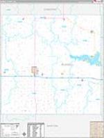 Russell, Ks Carrier Route Wall Map