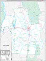 Rutland, Vt Carrier Route Wall Map