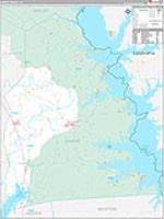 Sabine, Tx Carrier Route Wall Map