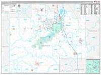 Saginaw, Mi Carrier Route Wall Map