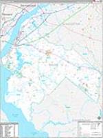 Salem, Nj Carrier Route Wall Map
