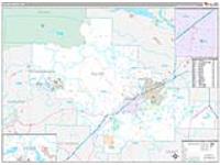 Saline, Ar Carrier Route Wall Map