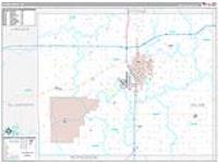 Saline, Ks Carrier Route Wall Map