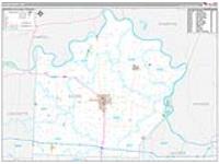 Saline, Mo Wall Map Zip Code