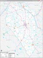 Sampson, Nc Carrier Route Wall Map