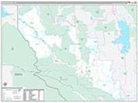 Sanders, Mt Carrier Route Wall Map