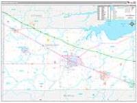 Sandusky, Oh Carrier Route Wall Map