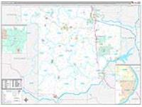 Sauk, Wi Carrier Route Wall Map