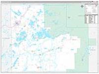 Sawyer, Wi Carrier Route Wall Map