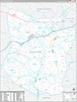 Schoharie, Ny Carrier Route Wall Map