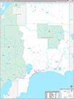Schoolcraft, Mi Carrier Route Wall Map
