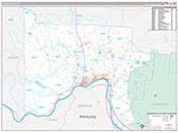 Scioto, Oh Carrier Route Wall Map